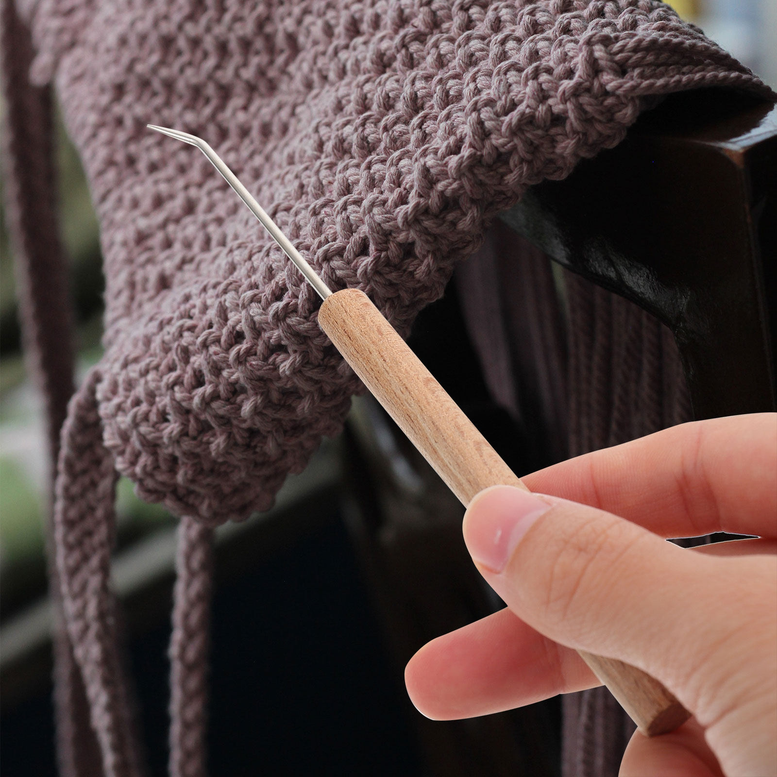 Crochets à crochet avec manche - Wooden Crochet Hooks Ergonomic Handle avis et prix