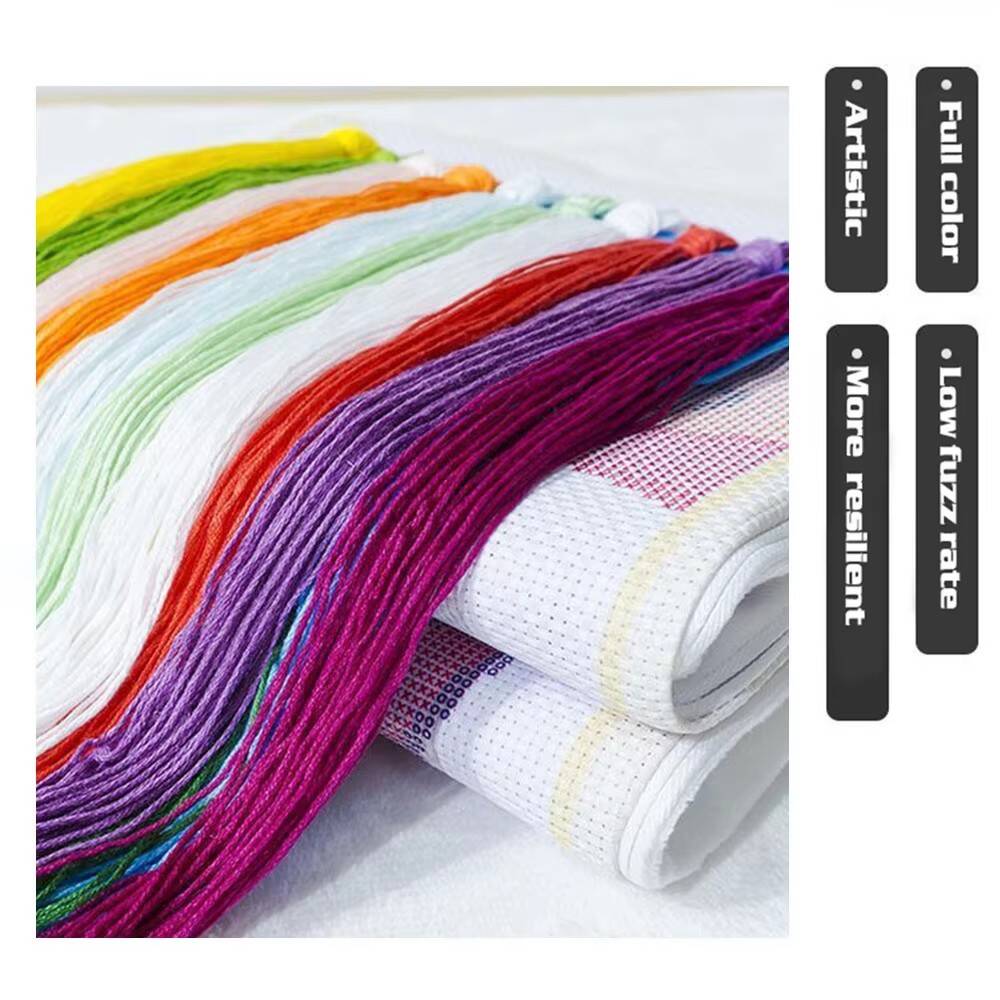 HUACAN – Kits de points de cro - Cotton Embroidery Thread Skeins avis et prix