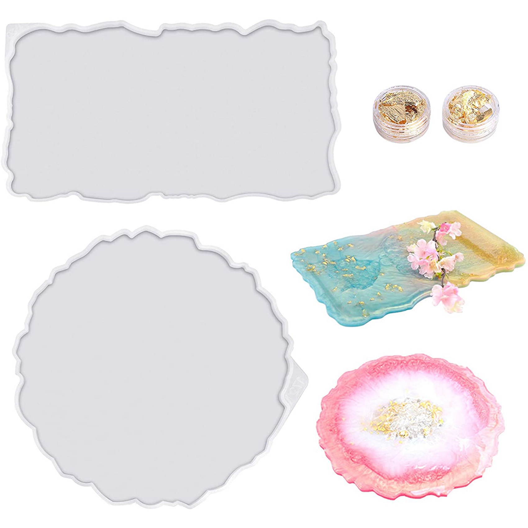 Kit de moules en Silicone pour - Silicone Epoxy Resin Molds Set avis et prix