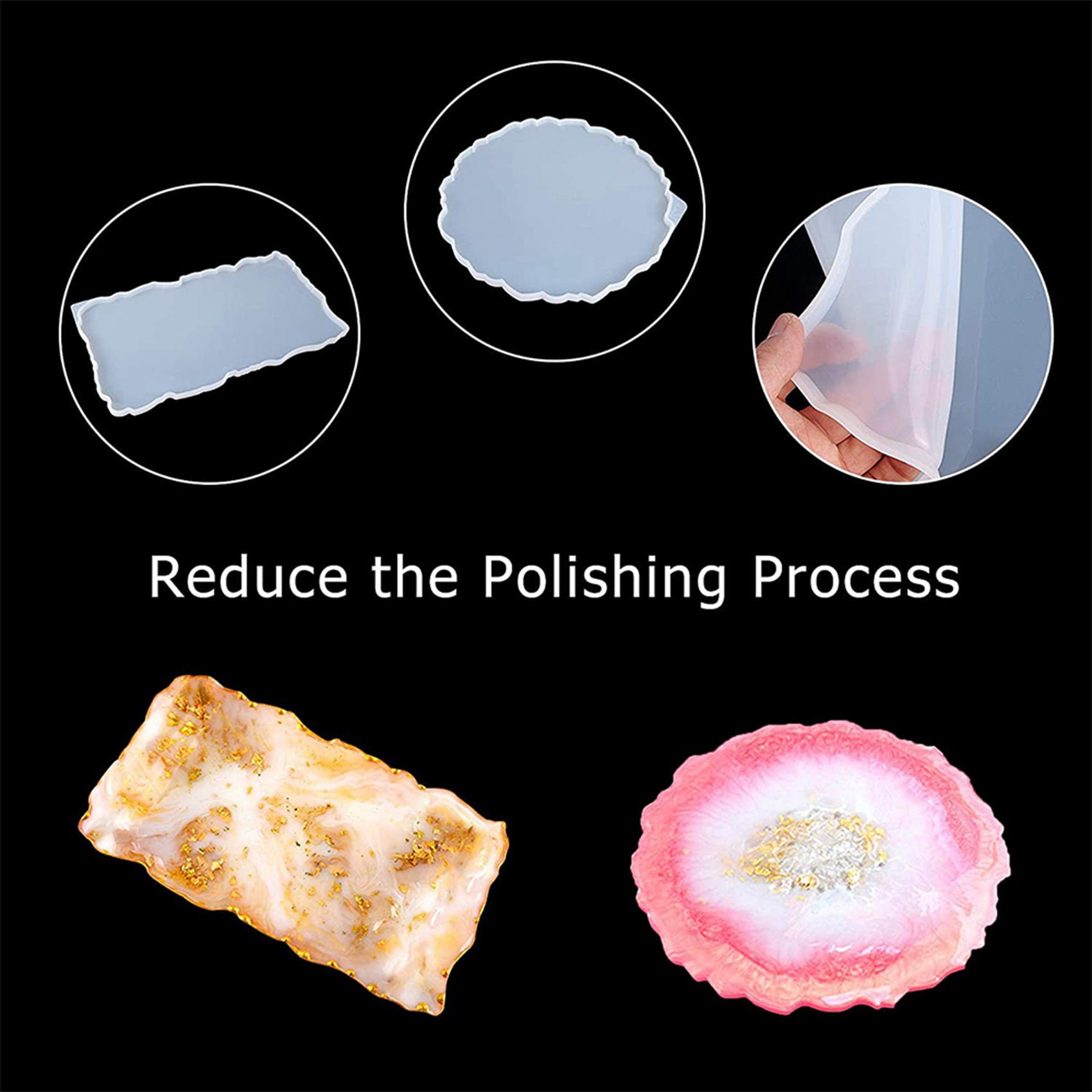 Kit de moules en Silicone pour - Silicone Epoxy Resin Molds Set avis et prix