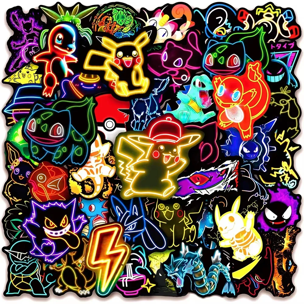 100 autocollants Pokémon néon, - Scrapbooking avis et prix