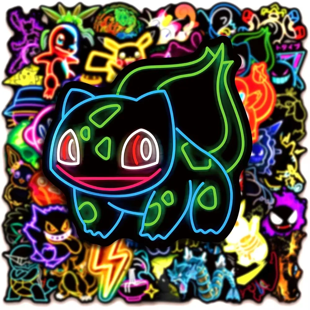 100 autocollants Pokémon néon, - Scrapbooking avis et prix